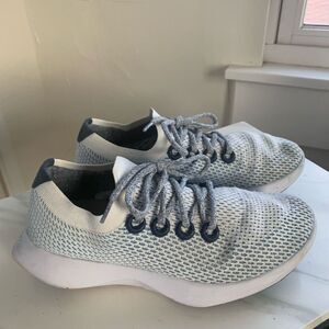 ALLBIRDS tree dasher sneakers gray white sz 10.5 womens